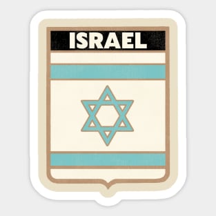 Israel Vintage Crest Travel Souvenir Sticker